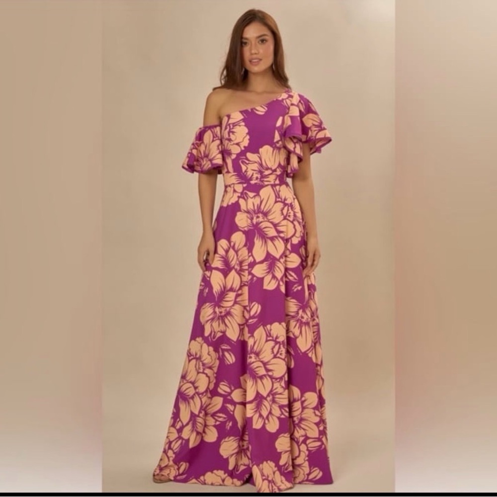 New Magenta Maxi Dress- Guest Dress By Natykas Boutique Size S- M- L-